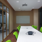 kaca interior kantor